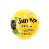 ORGANIC LEMON & ORGANIC VANILLA BATH BOMB SUN KISS